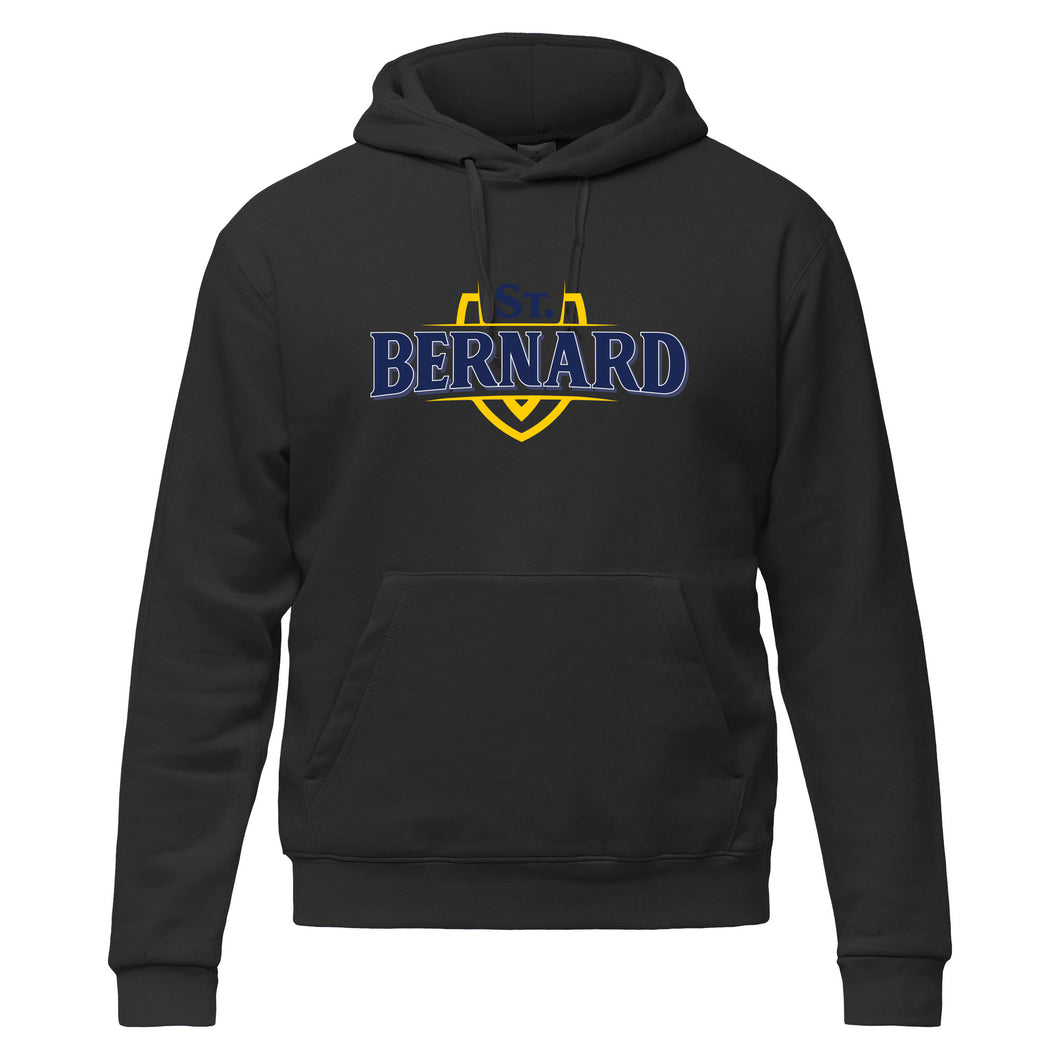 Retro St Bernard Logo Pullover Hoodie