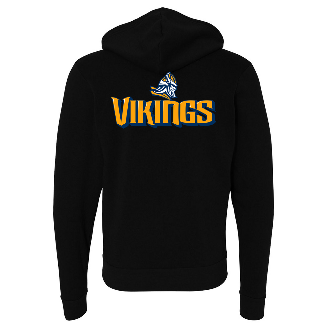 Viking Logo Zip-Up Hoodie