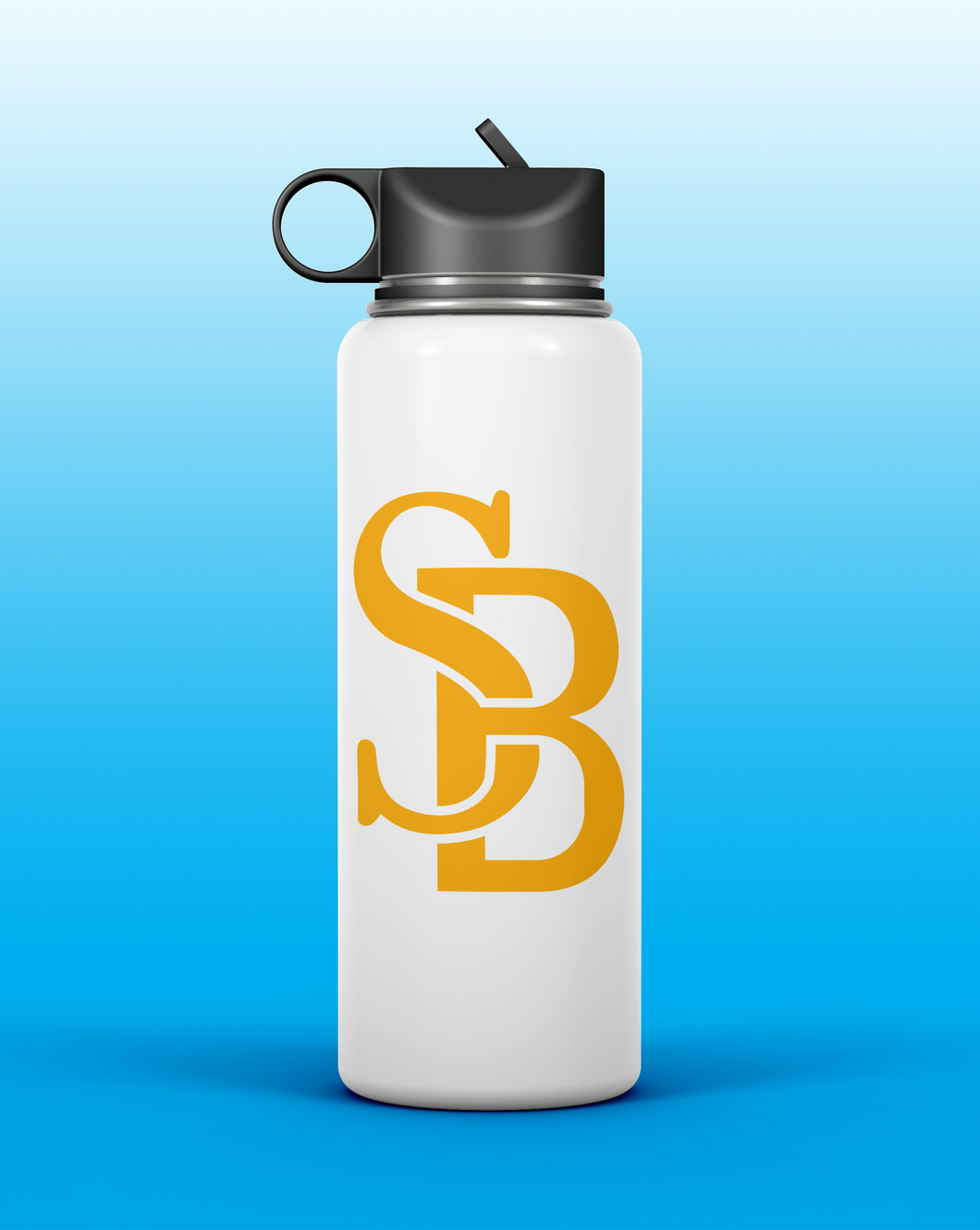 Saint Bernard Logo Water Bottle